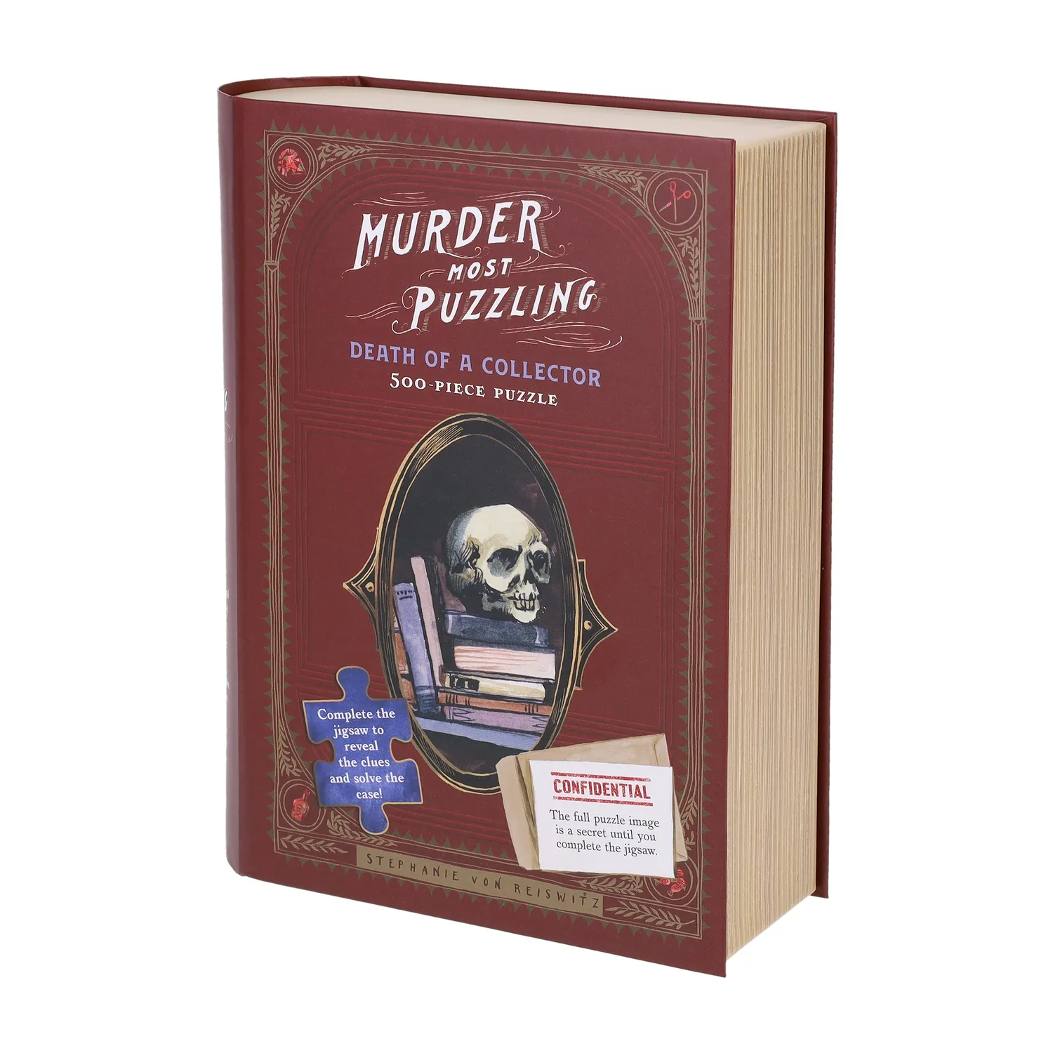 Chronicle Books Murder Most Puzzling Death of a Collector puslespill 500 brikker krim