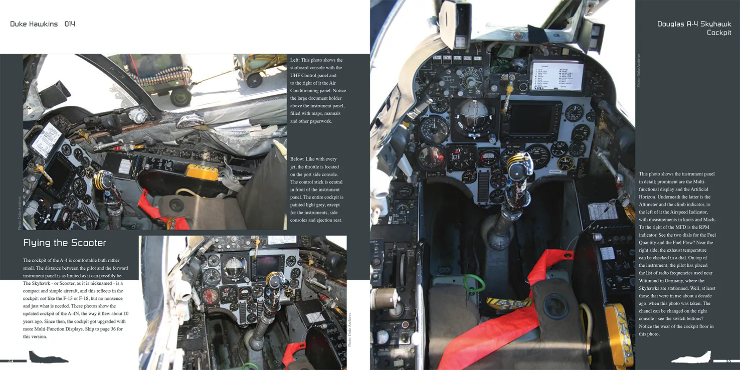 Duke Hawkins Douglas A-4 M/N/AR Skyhawk bok detaljfoto
