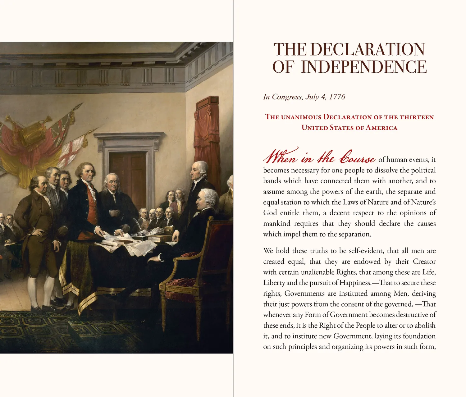 Peter Pauper Press Constitution gavebok innbundet USA