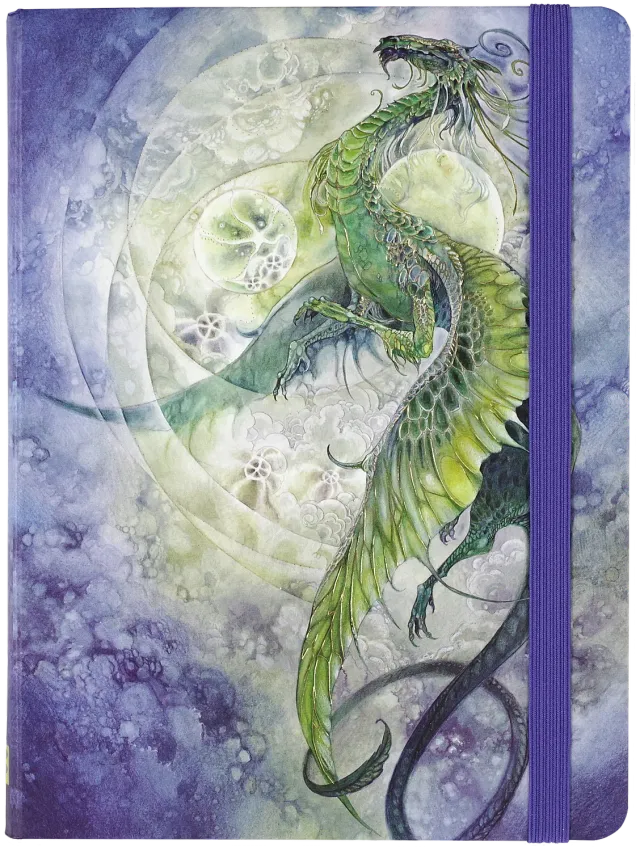 Peter Pauper Press Dragon notatbok linjert drage gullsnitt
