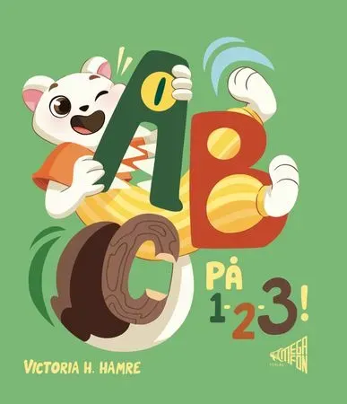 Bokia ABC på 1-2-3 innbundet bok pent brukt Alfie