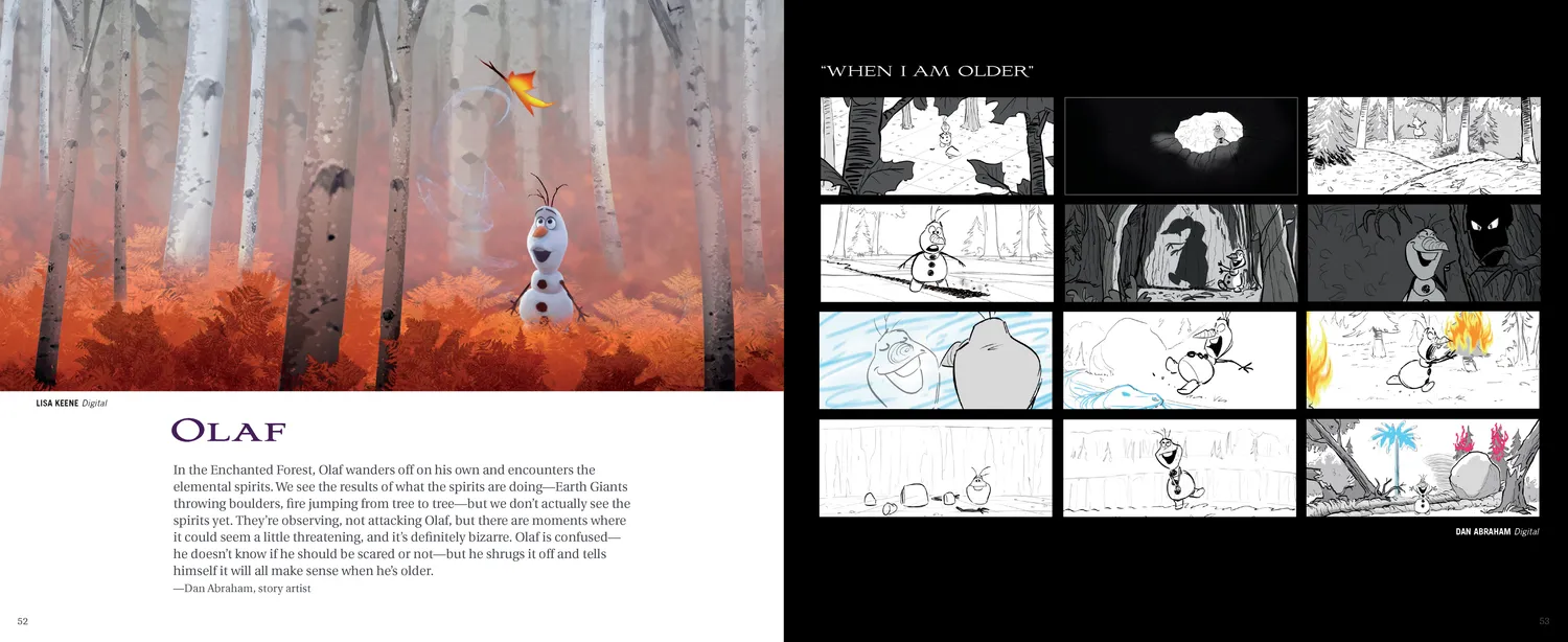 Abrams Disney Art of Frozen 2 bok innbundet animasjon