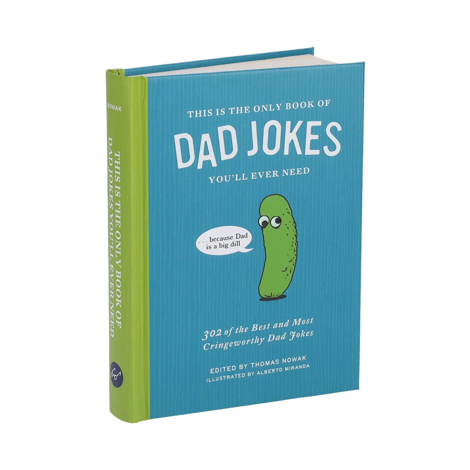 Chronicle This Is the Only Book of Dad Jokes vitsebok innbundet