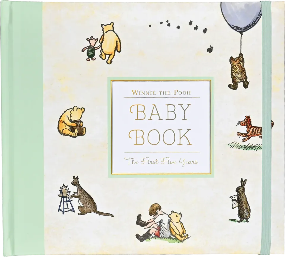 Peter Pauper Press Winnie-the-Pooh babybok første 5 år minnebok