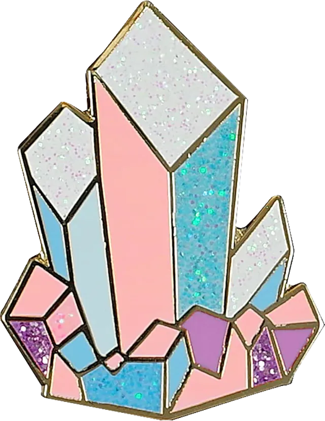 Peter Pauper Press Crystals emaljepinne glitter