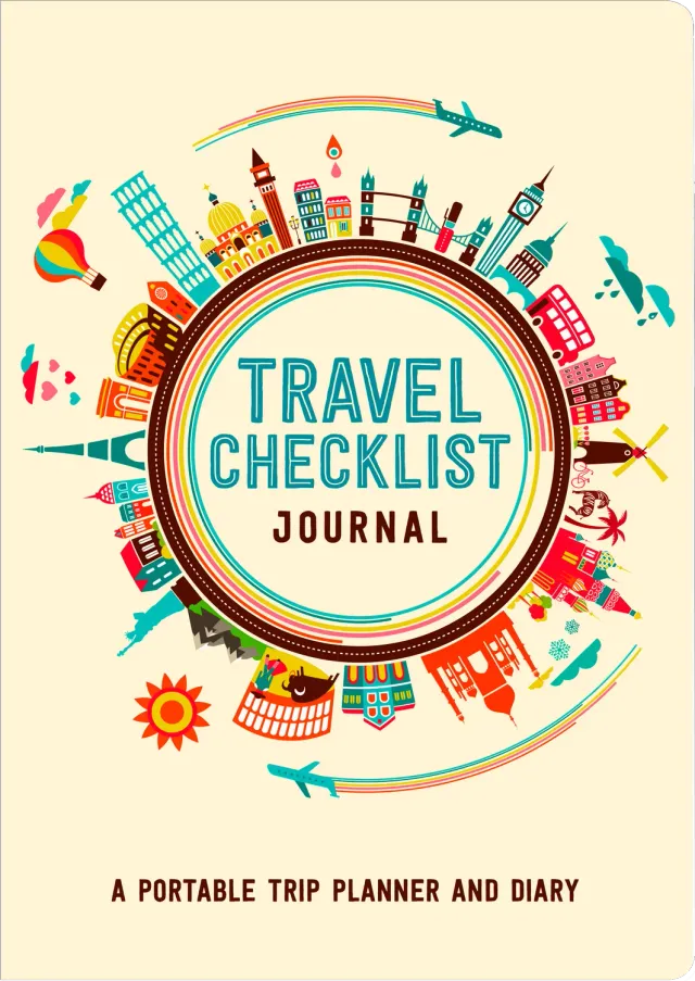 Peter Pauper Press Travel Checklist reisejournal 14 dager