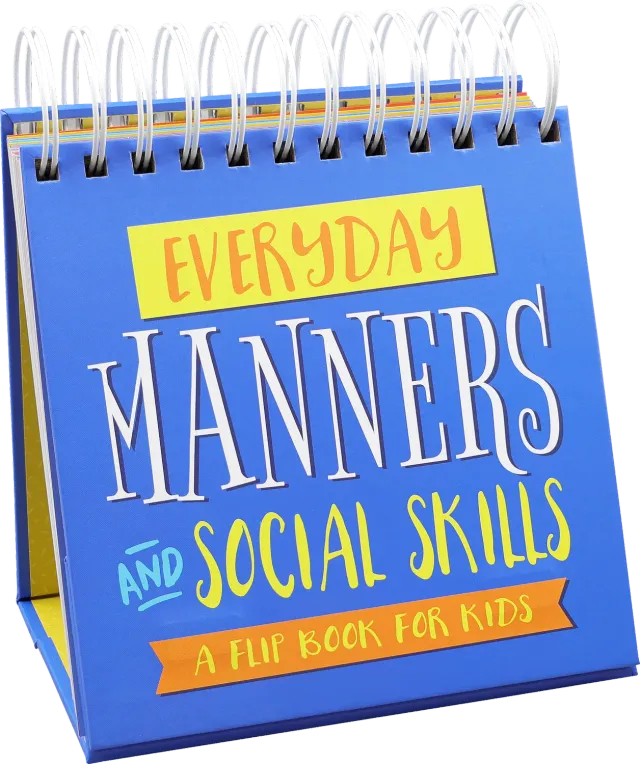 Peter Pauper Press Everyday Manners and Social Skills flipbok 5 år