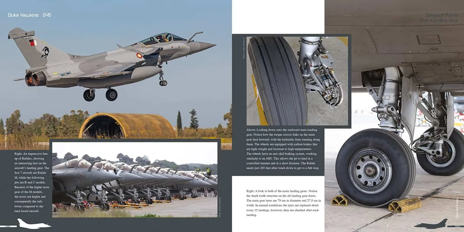 Duke Hawkins Dassault Rafale bok jagerflydetaljer