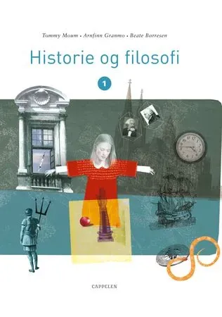 Bokia Historie og filosofi 1 innbundet skolebok som ny