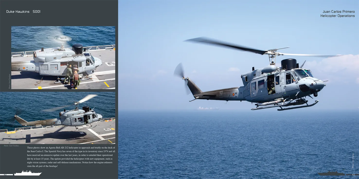 Duke Hawkins Aircraft Carrier Juan Carlos I bok hangarskip