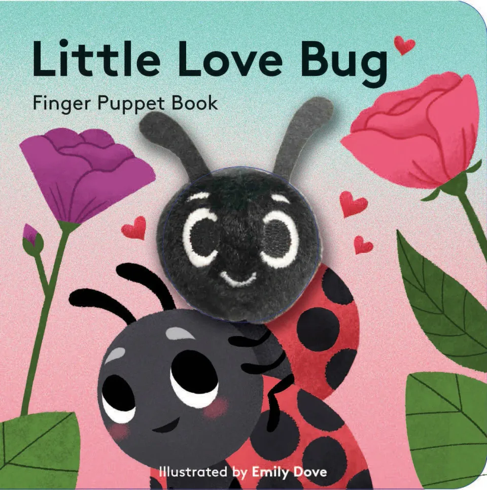 Little Love Bug pekebok fingerdukke baby pappbok