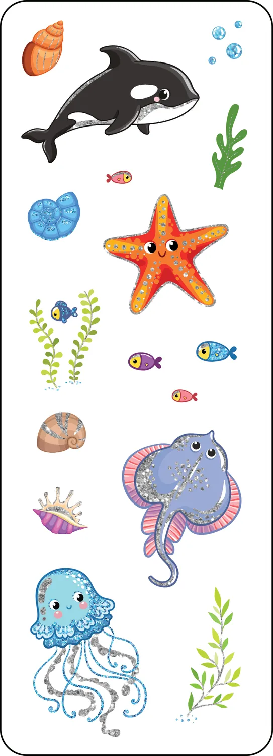 Peter Pauper Press Under the Sea klistremerker 70 stk