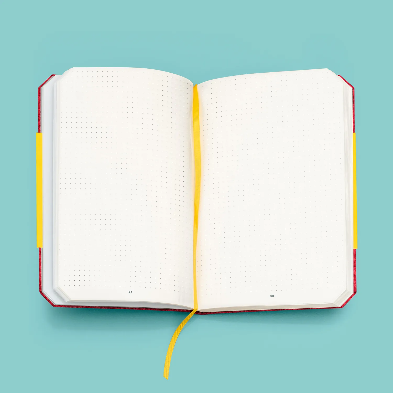 Abrams and Chronicle Go-To Notebook notatbok brick red dotted
