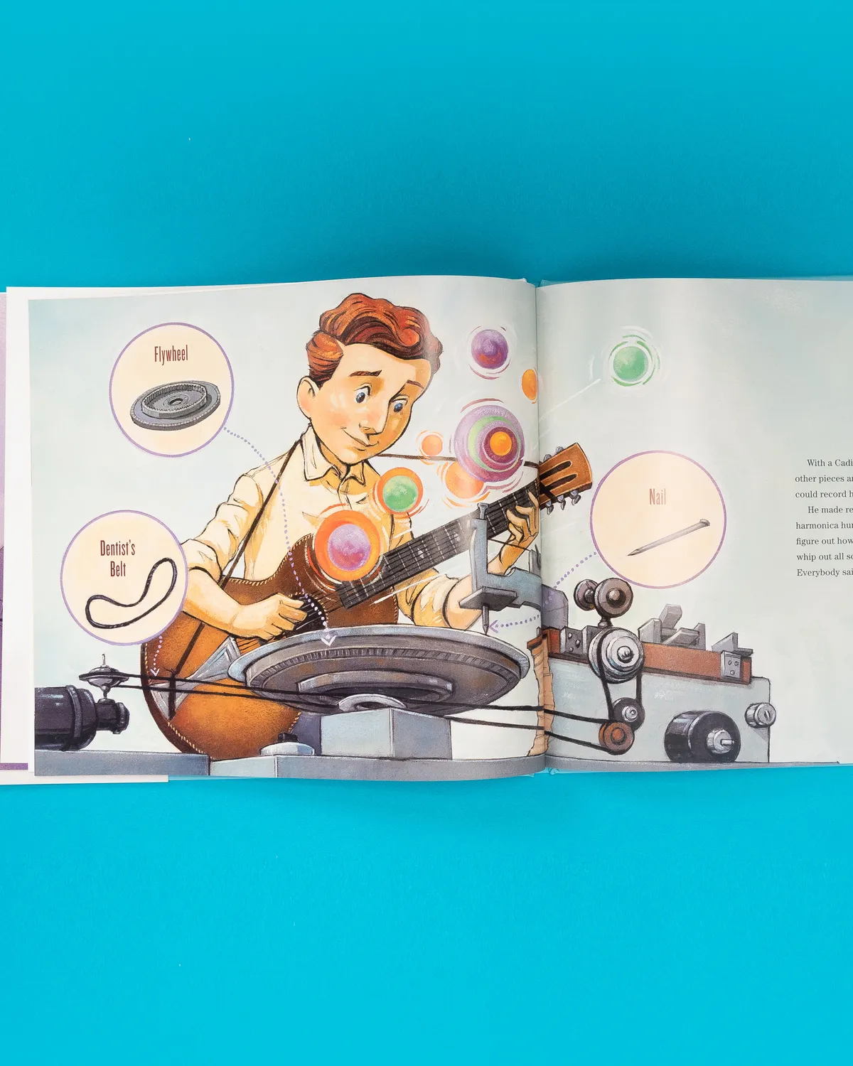 Abrams Guitar Genius Les Paul barnebok innbundet musikk