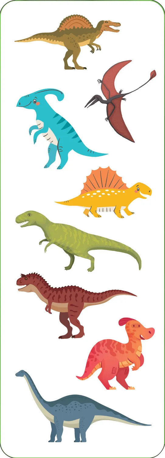 Peter Pauper Press Dinosaurs klistremerkesett 40 stk