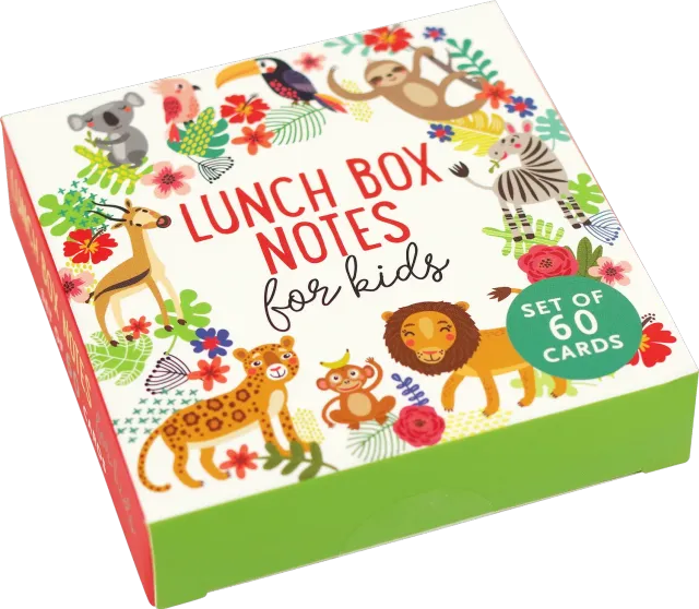 Peter Pauper Press Lunch Box Notes for Kids kortsett 60 stk