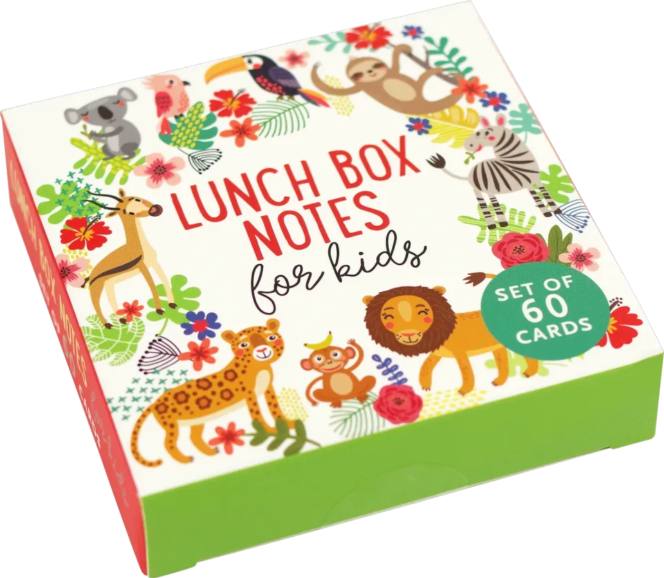 Peter Pauper Press Lunch Box Notes for Kids kortsett 60 stk