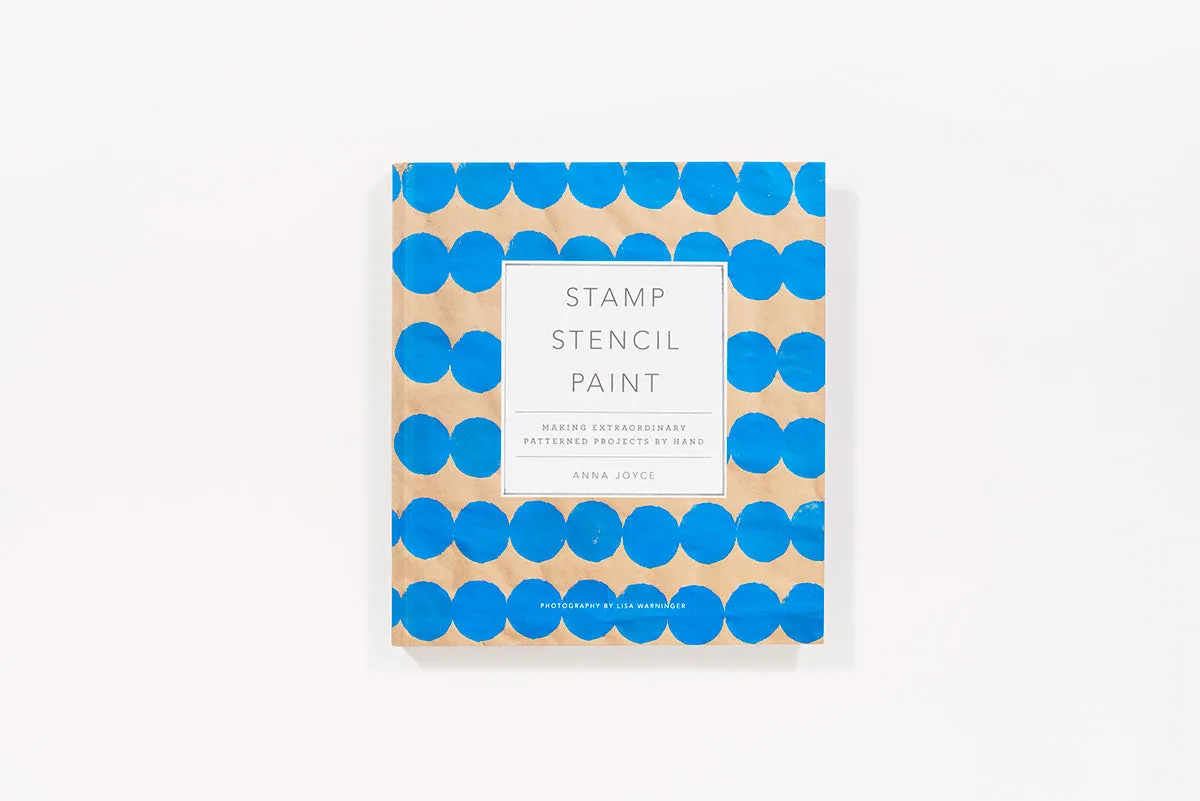 Abrams Stamp Stencil Paint hobbybok innbundet mønster