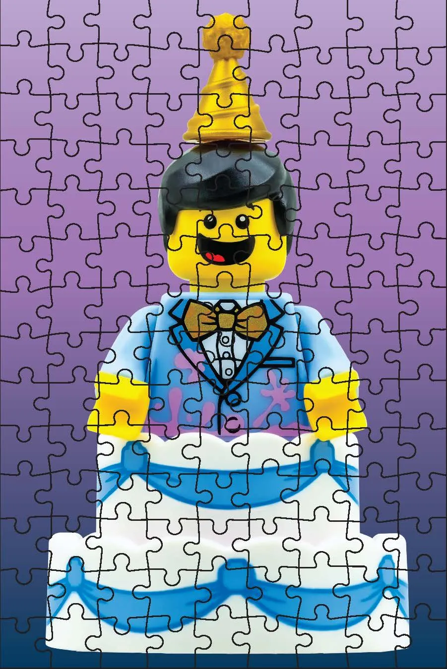 Chronicle Books LEGO Mystery Minifigure puslespill Blue Edition