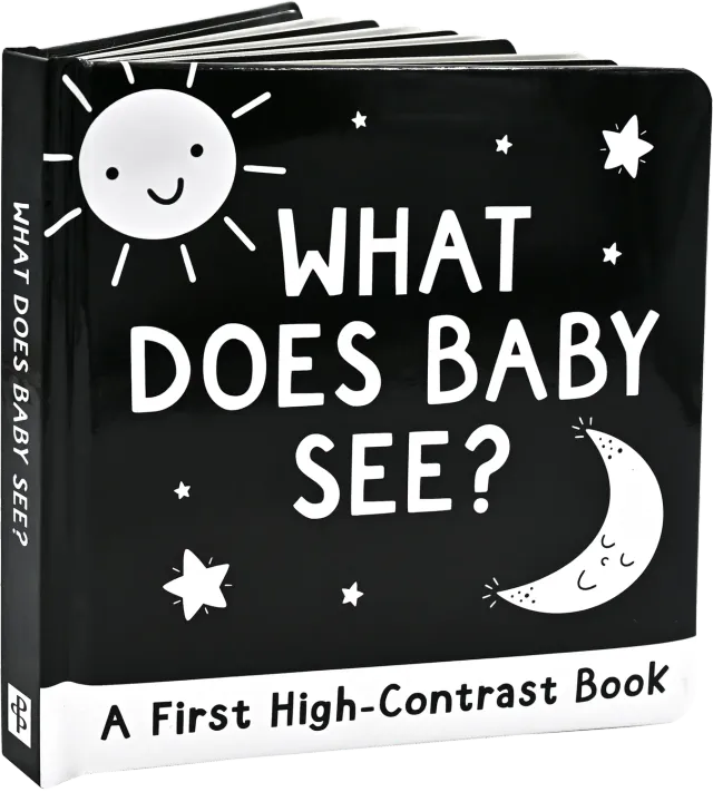 What Does Baby See? High-Contrast pappbok baby