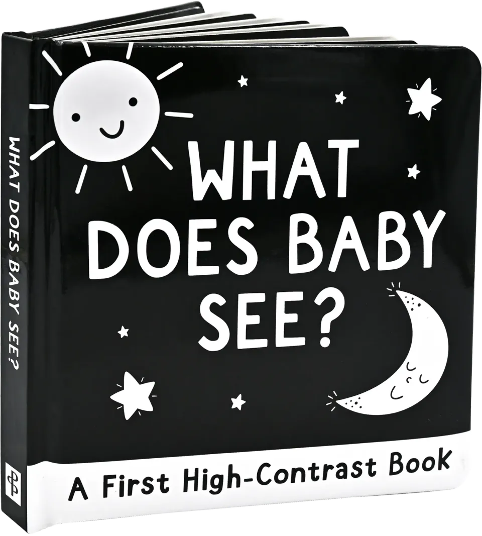 What Does Baby See? High-Contrast pappbok baby