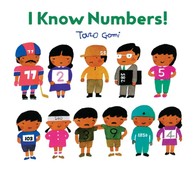 Chronicle I Know Numbers innbundet bildebok tall