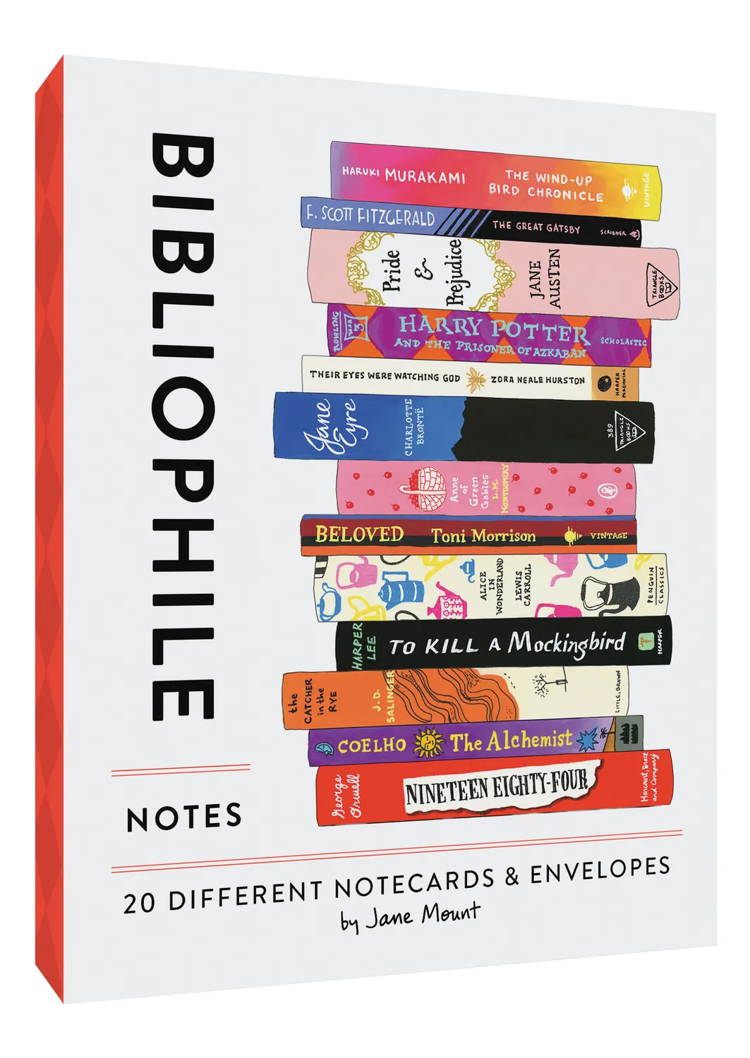 Abrams Bibliophile Notes kortsett 20 kort gave