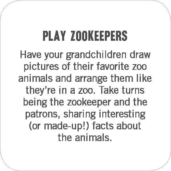 On-the-Go Amusements Grandkids kortboks 50 aktiviteter