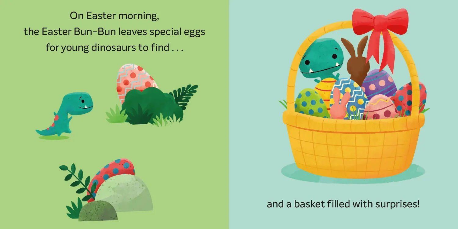 Chronicle Books Tiny T Rex Itty-Bitty Bun-Bun kartonbok påske