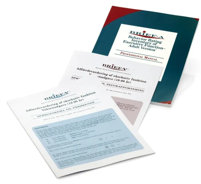 Hogrefe BRIEF-A voksenversjon kartleggingsverktøy 18-90 år