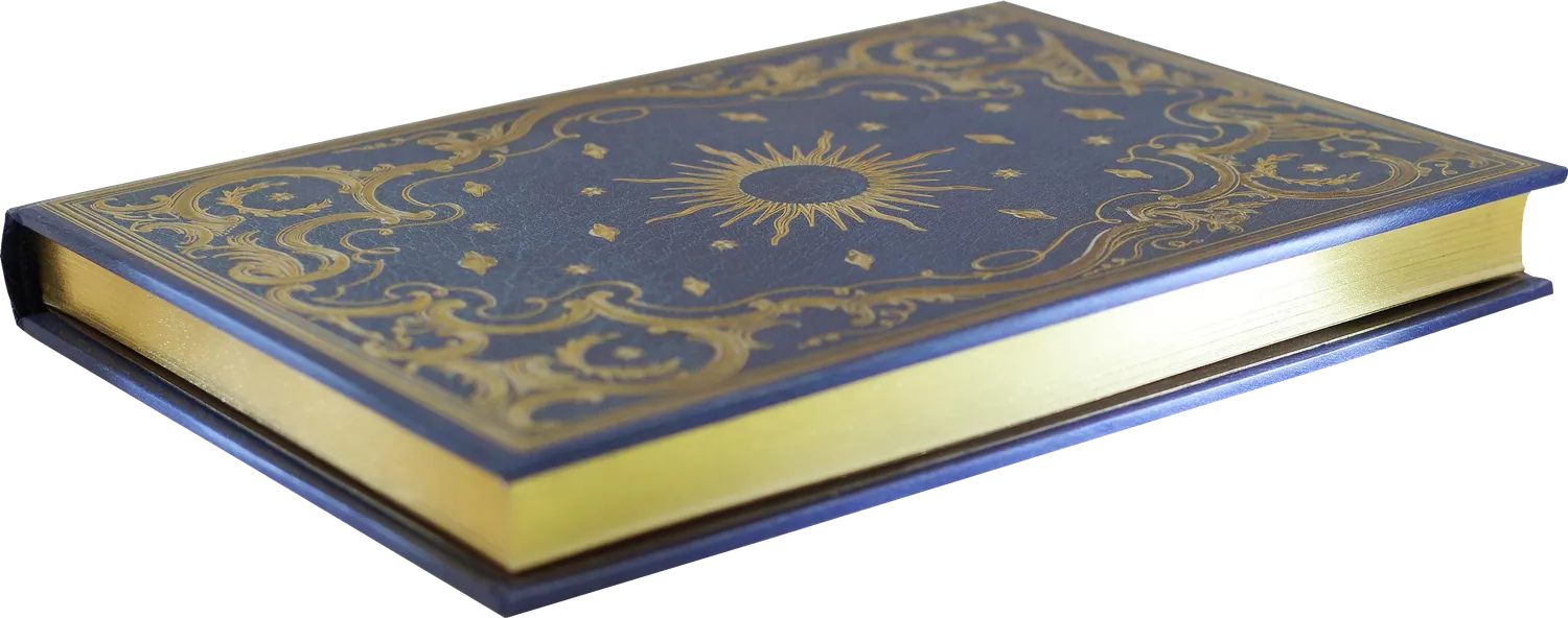 Peter Pauper Press Celestial notatbok liten innbundet gullsnitt