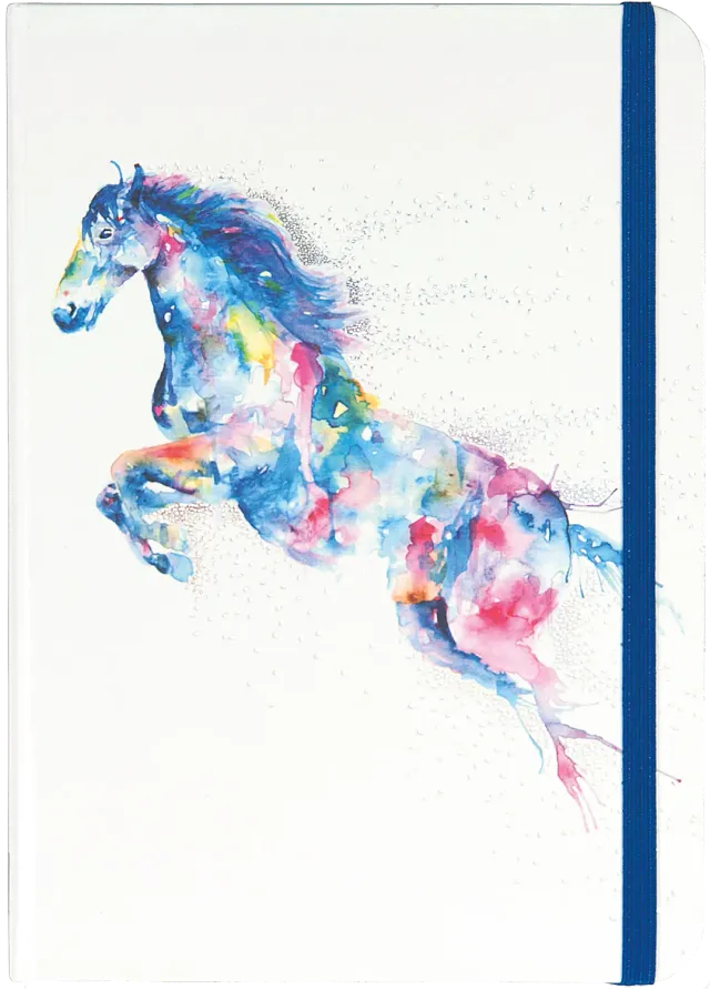 Peter Pauper Press Watercolor Horse notatbok liten