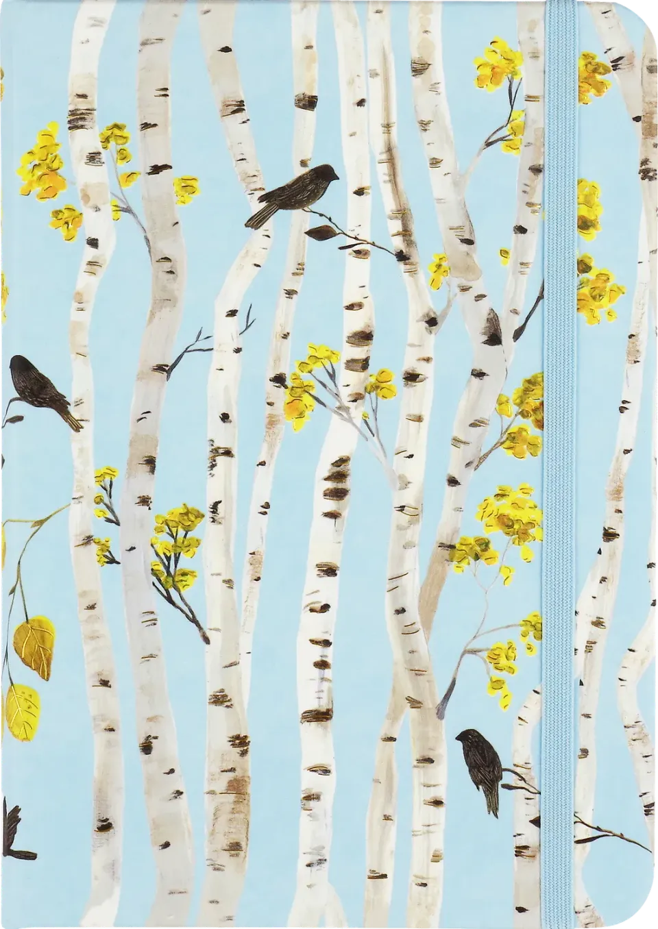 Peter Pauper Press Birch Woods notatbok liten linjert