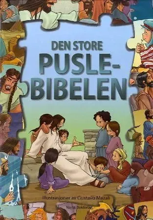 Bokia Den store puslebibelen bok pent brukt barn