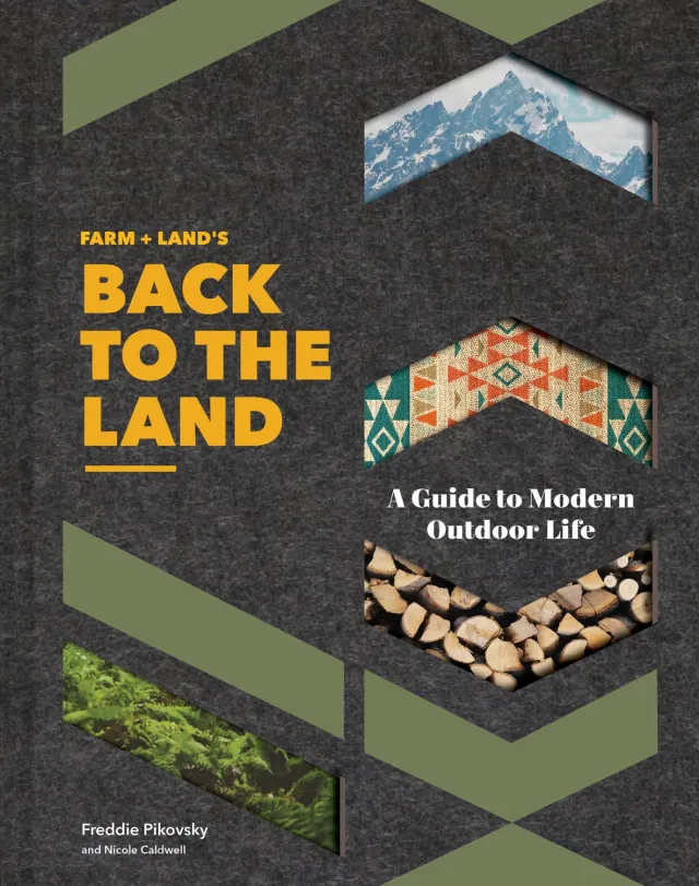 Chronicle Books Back to the Land friluftsbok innbundet foto