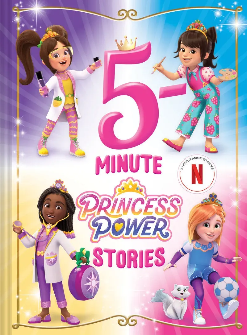 Abrams 5-Minute Princess Power Stories innbundet barnebok
