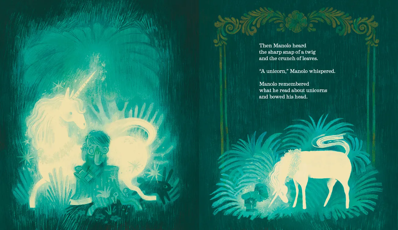 Abrams and Chronicle Manolo & the Unicorn bildebok innbundet