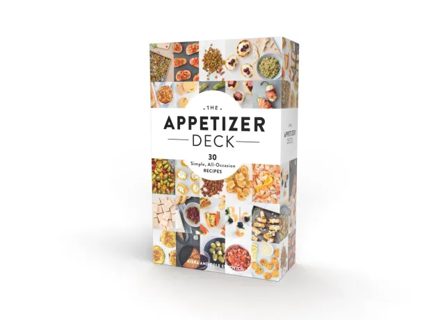 Chronicle Books Appetizer Deck oppskriftskort 30 kort forretter