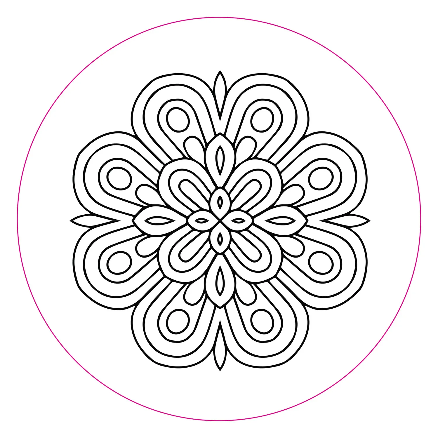 Peter Pauper Press Mandalas broderimønster strykeoverføring 10 stk