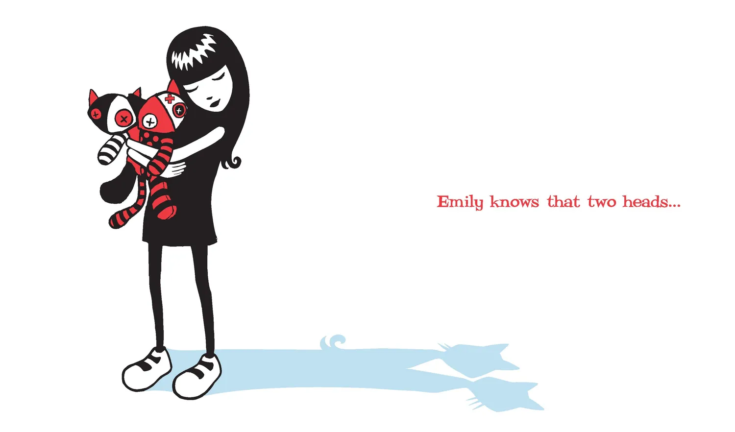 Chronicle Books Emily the Strange 25th Anniversary tegneserie innbundet