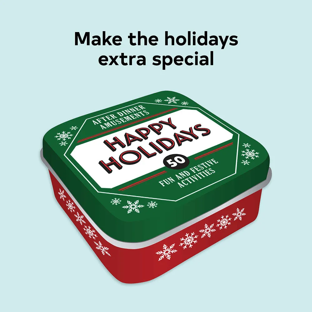 After Dinner Amusements Happy Holidays spillbok 50 kort