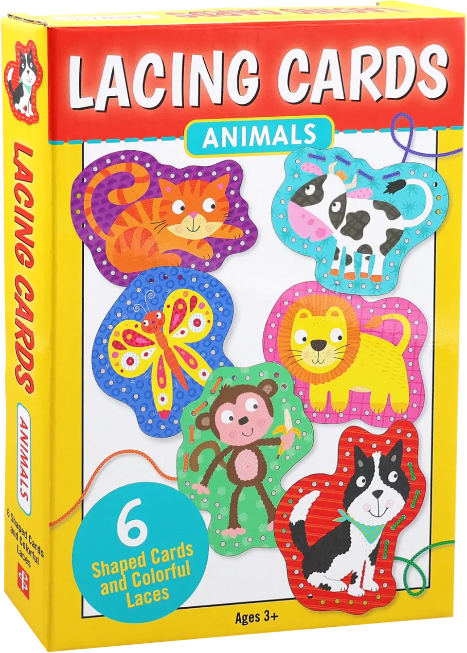 Peter Pauper Press Animals snørekort 6-pk barn