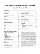 Bokia New Books Women Gender Feminism bok brukt