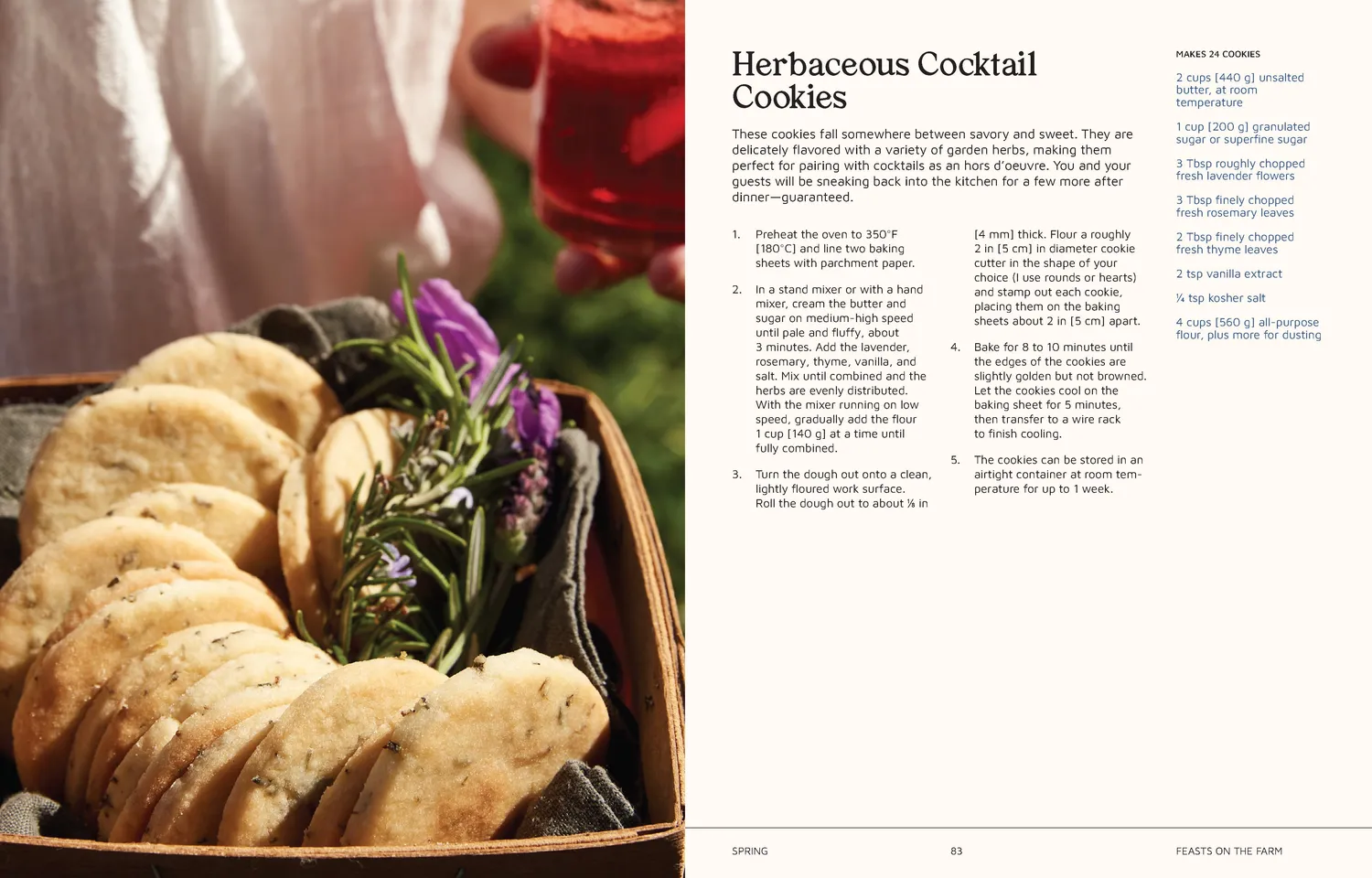 Chronicle Books Feasts on the Farm kokebok innbundet – gårdsmat
