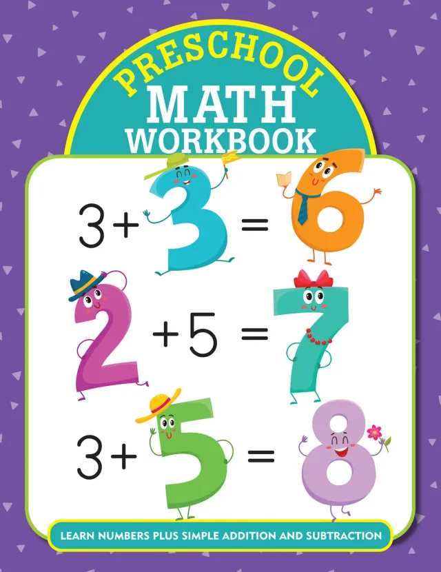 Peter Pauper Press Preschool Math arbeidsbok tall 1-10 pocket