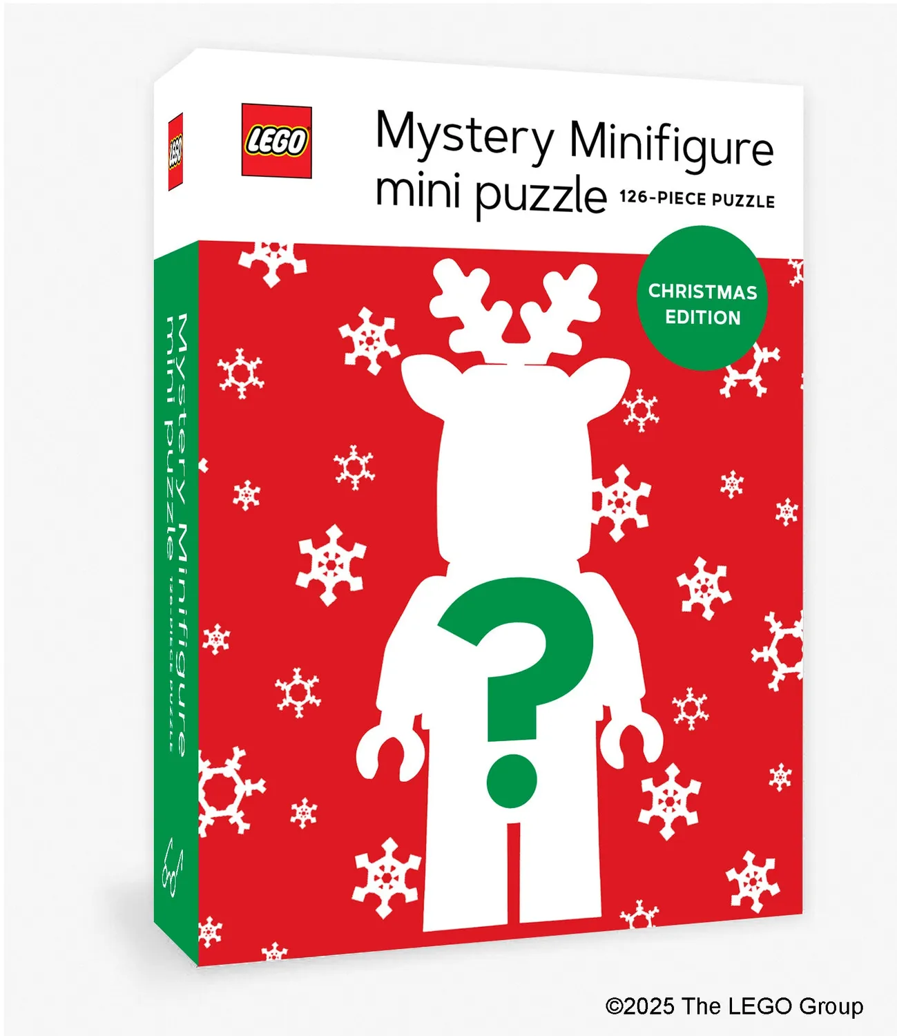 LEGO Mystery Minifigure puslespill 126 brikker rød jul