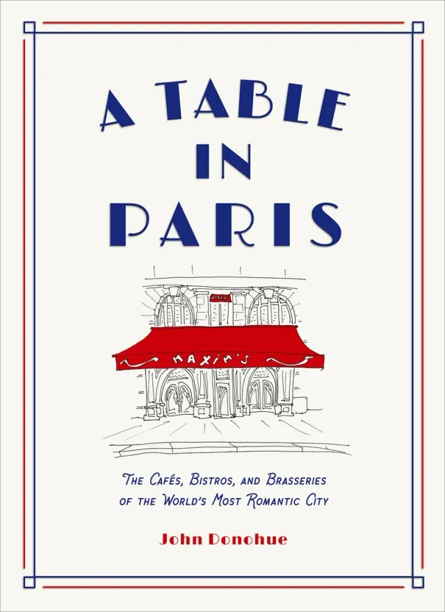 Abrams A Table in Paris innbundet reisebok