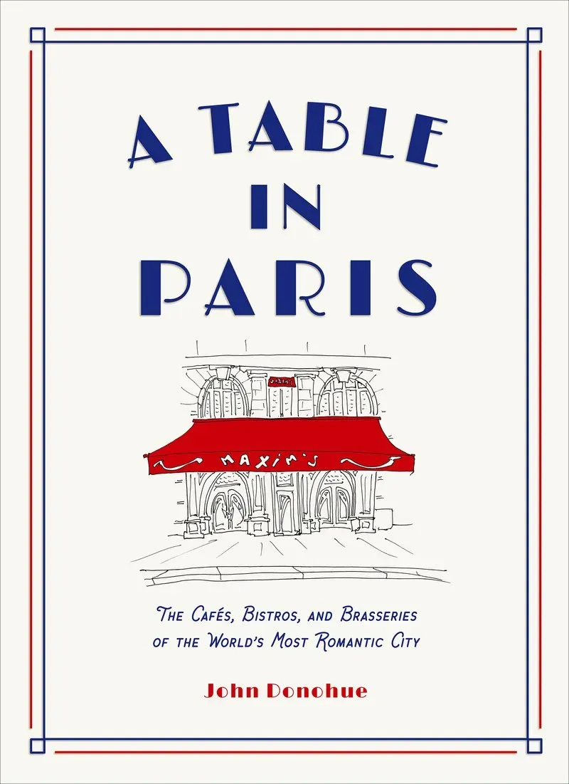 Abrams A Table in Paris innbundet reisebok