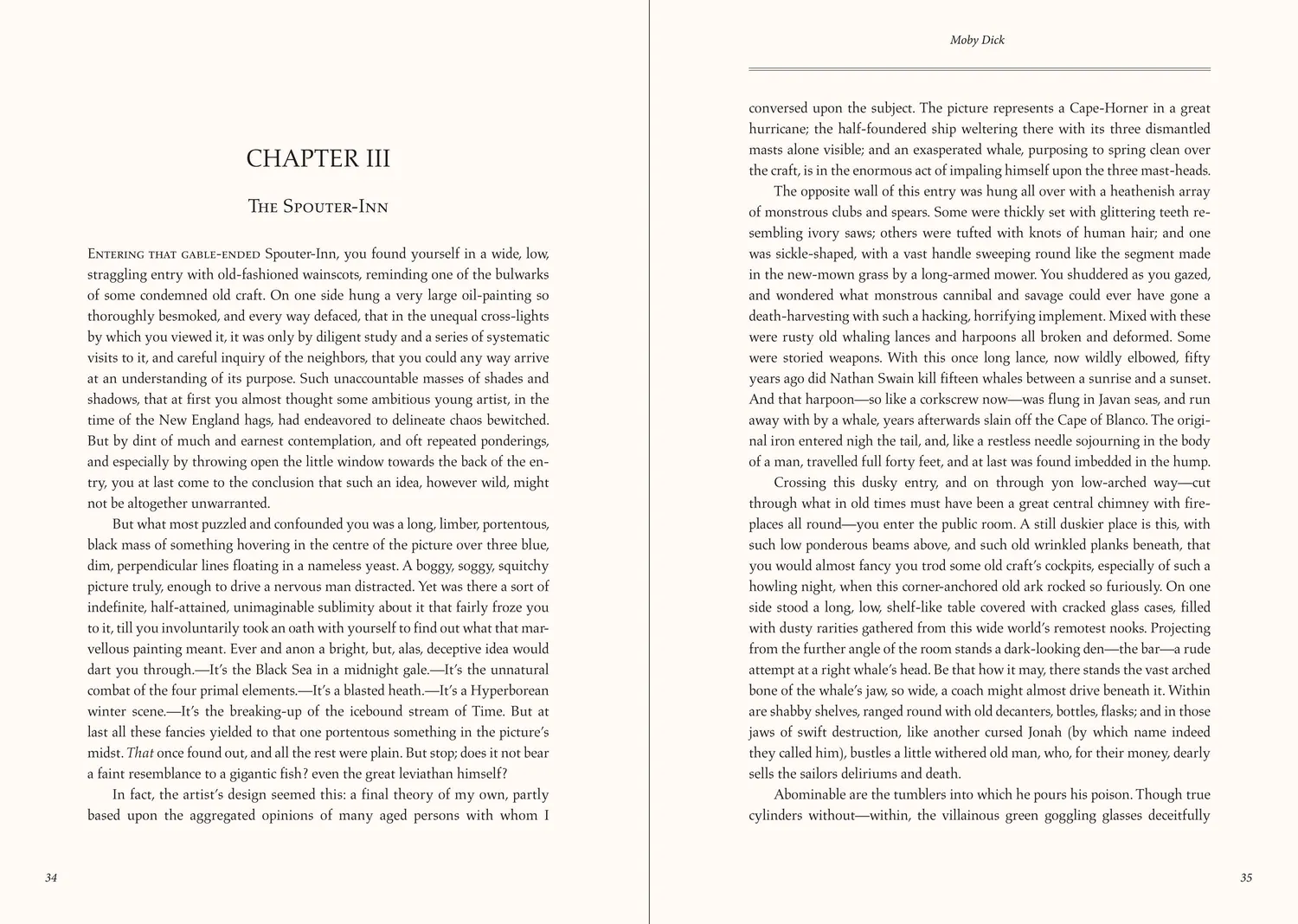 Peter Pauper Press Masterpiece Moby Dick bok innbundet gaveutgave