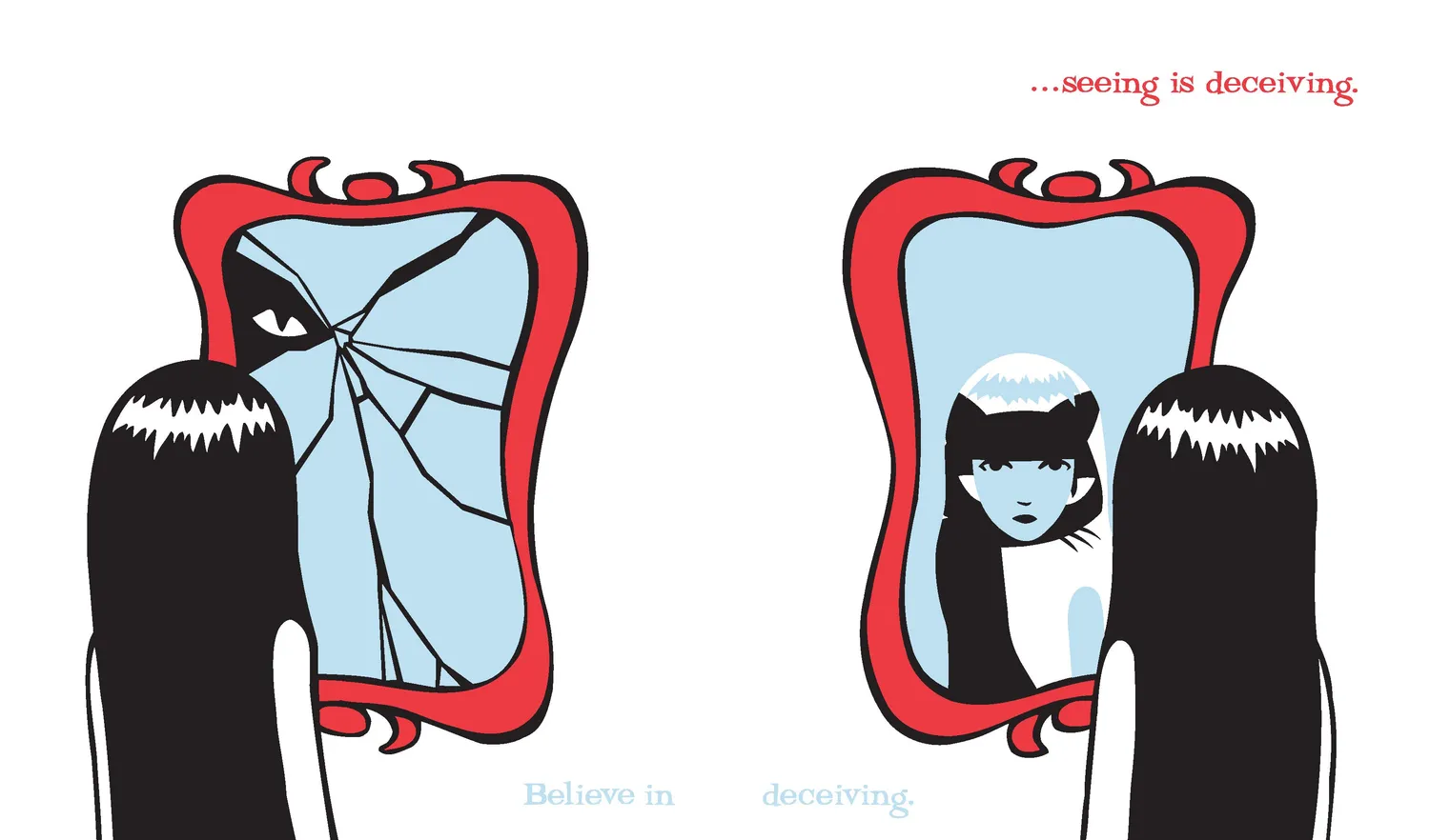 Chronicle Books Emily the Strange 25th Anniversary tegneserie innbundet